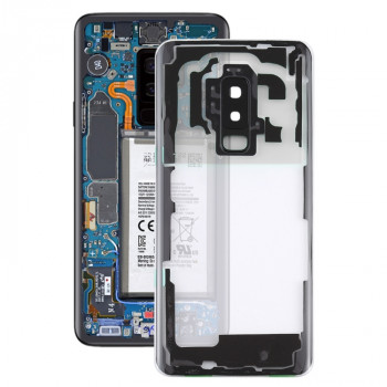 Samsung Galaxy S9+ / G965F G965F/DS G965U G965W G9650 Transparent Battery Back Cover with Camera Lens Cover (Transparent) Samsung Galaxy S9+ / G965F G965F/DS G965U G965W G9650 Transparent Battery Back Cover with Camera Lens Cover (Transparent)